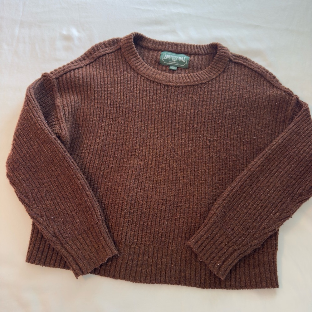 American Eagle Outfitters Chestnut Knit Sweater